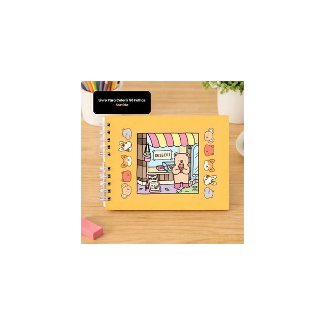Livro Para Colorir 50 Folhas - Sortida